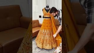 Latest beautiful new haldi function lehenga design 😍😍#short#trending #viral #designer 😍❤️👌👌