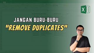 Cara Mencari Data Berulang, Study Kasus : Merapikan Part List Project, Hindari "Remove Duplicates"