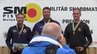 Pistol-SM 2024 Militär snabbmatch dag 1