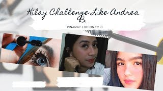 ANDREA BRILLANTES KILAY CHALLENGE!!!  Kilay is LIFE