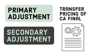 Primary Adjustment of Transfer Pricing | Secondary Adjustment of Transfer Pricing CA Final Exam