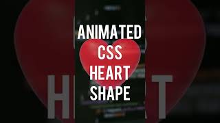 Create Pulsing Heart 💗 Animation Using CSS 🔥 #csstricks #csstutorial #cssanimation #heart #css