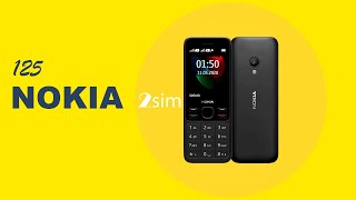 Nokia 125 - удобство  использования сочетается с большими эргономичными кнопками.