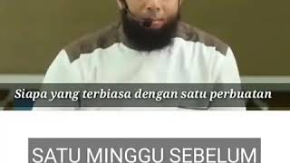 Satu minggu sebelum aja menjemput