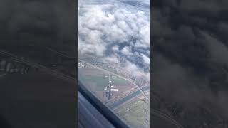 Amazing sky view from plane window - Toronto to Vancouver by Swoop Airlines - Plane in the clouds