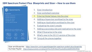 Spectrum Protect Plus Sizer & Blueprints: 3. Sizer Global Values – Demo