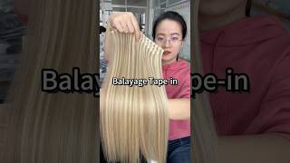 Balayage color #hairextensionsalon #hairextensions #tapeins #hairextensionexpert #hairextensionist