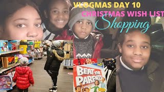 VLOGMAS DAY 10| CHRISTMAS WISH LIST| SHOPPING VLOG!