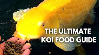 The ULTIMATE koi food guide!