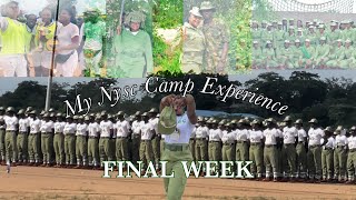 Nysc camp final edition 🏕️ | days in my life | life in ebonyi