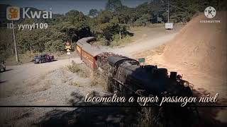 Maria fumaça clássico apito a vapor locomotiva 761