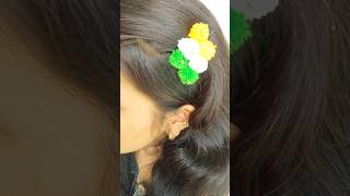 Independence Day Special Hair Clip/#making #diy #diyideas #craft #independenceday #easydiy #shorts