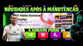 NOVIDADES APÓS A MANUTENÇÃO - MUITAS MOEDAS GRÁTIS 🤑 VÁRIOS GIROS GRÁTIS E MUITO MAIS! KONAMI PIROU