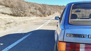 Carretera N-211 antiguo puerto de Bañon en Ford Escort #carreteras #roads #fordescort