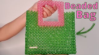 Bolsa de miçanga - Beaded bag passo a passo