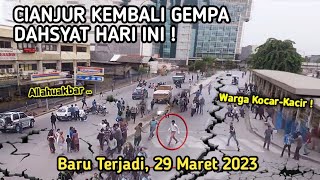 BARU SAJA CIANJUR GEMPA DAHSYAT TERASA KUAT SUKABUMI & BOGOR HARI INI