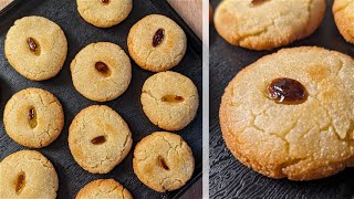 COOKIES WITH SEMOLINA | RAISIN SEMOLINA COOKIES | EGG AND SUJI BISCUIT RECIPE