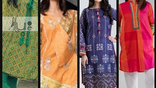 2020 trendy/beautiful design ideas for Casual wear Kurtis for summer and Eid