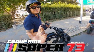 *** SUPER73 EU *** T-SHIRT WEATHER AT IT'S FINEST WITH THE LONDON SQUADX GROUP RIDE!!