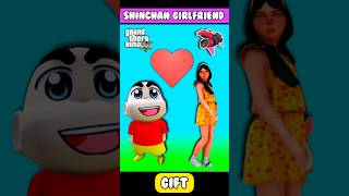 Shinchan Girlfriend's Papa gift flying bike #shinchan #ytshort #gta5 #franklin #bhoot #dancinglady