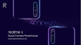 Realme 5, Realme 5 Pro Official Video, Teaser, First Look, Concept, Design 1080p HD