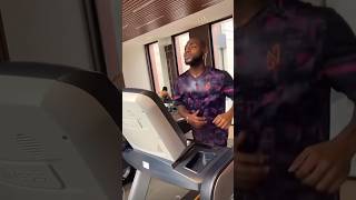 Davido having early morning Gym Time #shorts #shortsfeed #shortsvideo #davido