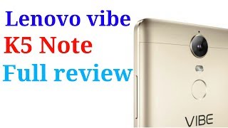 Lenovo k5 note full  review