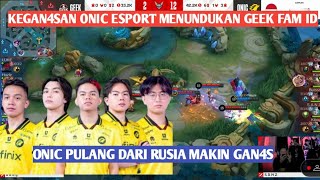 [ FULL MATCH ] ONIC ESPORT VS GEEK FAM ID MATCH 2 - MPL ID S13 WEEK 1 DAY 3 | REGULER SEASON