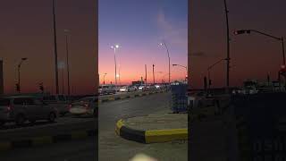 A beautiful sunset of Saudi Arabia