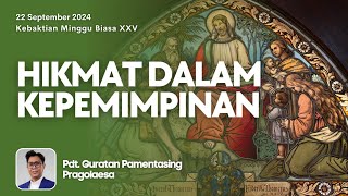 KEBAKTIAN IMPRESIF | Minggu, 22 September 2024 -  Pukul 16.00 | Pdt. Guratan Pamentasing Pragolaesa