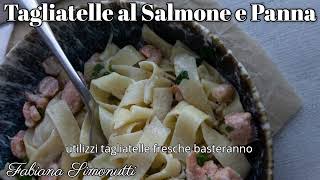 Tagliatelle al Salmone e Panna 🥣🍽