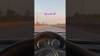 Hyryder drive 🚗💕 #hyryder #toyotahyryder #grandvitara #newcar #elevate #honda # #toyotahyryder