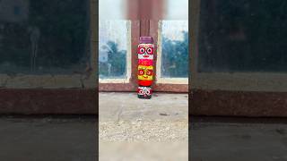 DIY JAGANNATH SUBHADRA AND BALARAMA 🙏🏻🌸 / #shorts #viral #craft #diy #rathyatra #jagannath #like