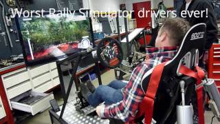 WORST Rally simulator drivers Ever!!