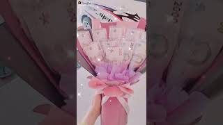 buket cantik warna ungu