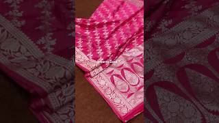 Strawberry Pink Colour Saree Mashru Silk #mashrusilk #bridalsarees #pattucheeralu