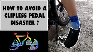 HOW TO AVOID A CLIPLESS PEDAL DISASTER? | TIPS | Rad Cyclist