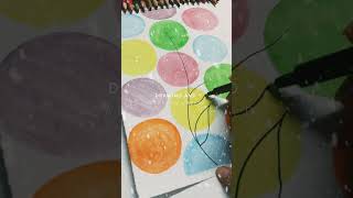 Day 1/10 of daily Boho Art ✨️|Art challenge#satisfyingvideo #Easy tricks #floralart#shortsviral