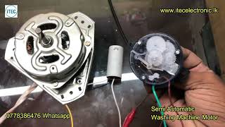 Semi Automatic Washing Machine Spin Motor test