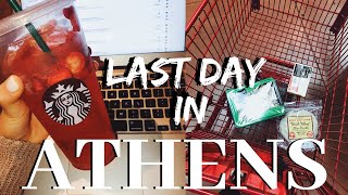 last day in athens | day in my life at home