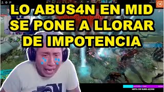 😭VA MID Y LO GANKEAN COMO 10 VECES😭, SE QUEJA DE PANTALLEROS, MACARIUS LLORA DE IMPOTENCIA | DOTA 2