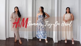 SUMMER H&M TRY-ON HAUL | CUTE SUMMER DRESSES & MORE | SUMMER OUTFITS 2022