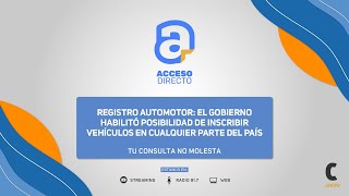 Simplificación del Registro Automotor: inscripción en cualquier parte del país