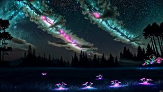 [AI Dreamscape] Ambience Animation - Alpha Waves Healing Frequency, Soothing | Fantasy Landscape