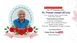 Mr. Prasad Joseph (65 yrs.)