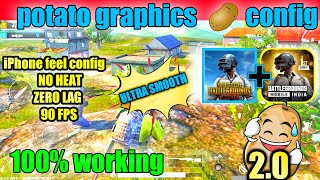 pubg potato graphics config bgmi | Bgmi potato graphic 2.0 | potato graphic 2022 🥔