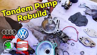 Rebuild Tandem Pump  | Repair Fuel & Vacuum Pump [VW,Skoda,Seat,Audi]