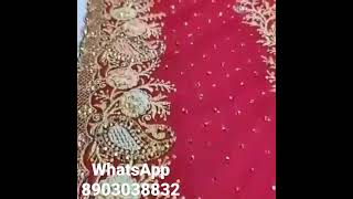 Bridal stone work sarees/ WhatsApp 8903038832/ #resellers #stonework