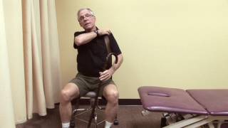 Passive Shoulder Abduction with stabilization belt - cane