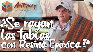 ¿Realmente Se RAYAN las tablas con Resina Epóxica?